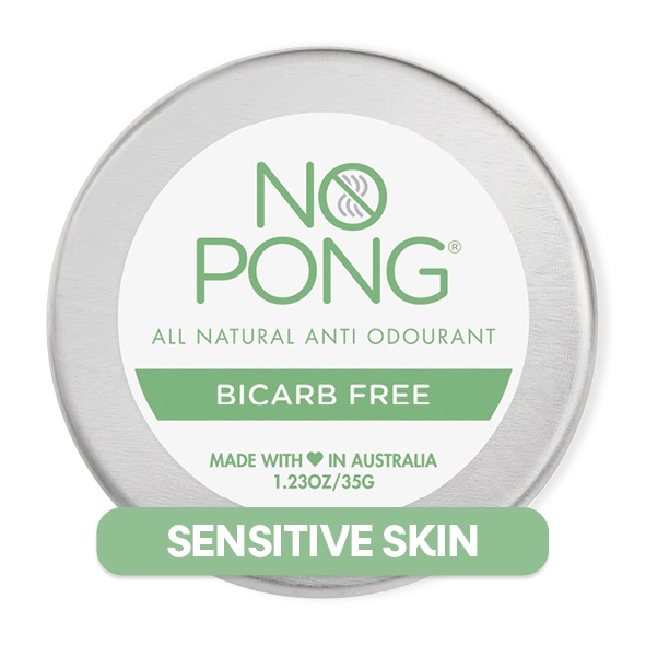 no pong bicarb free sensitive skin natural deodorant