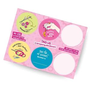 Re-Use Stickers - For both 35g & 85g Tins