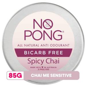 No Pong Spicy Chai Bicarb Free 85g