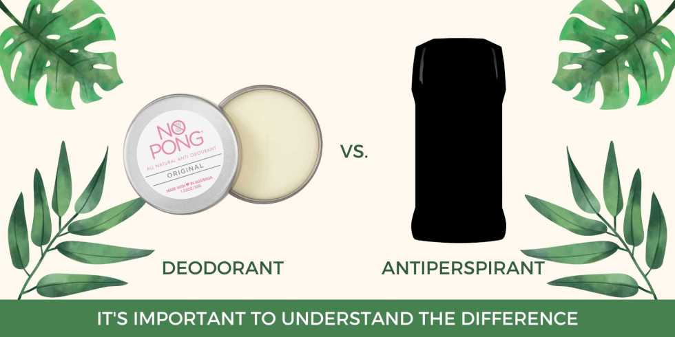 Deodorant vs Antiperspirant