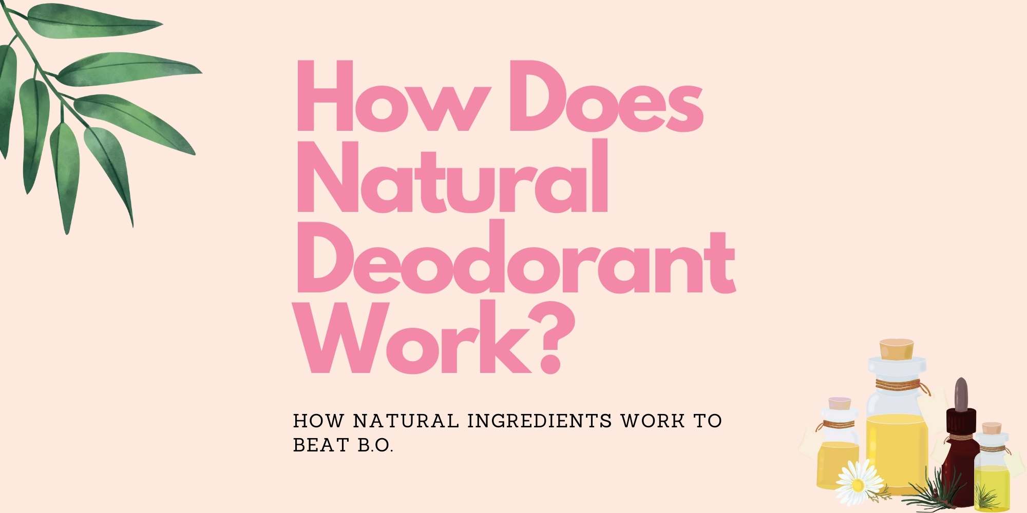 How Does Natural Deodorant • No Pong