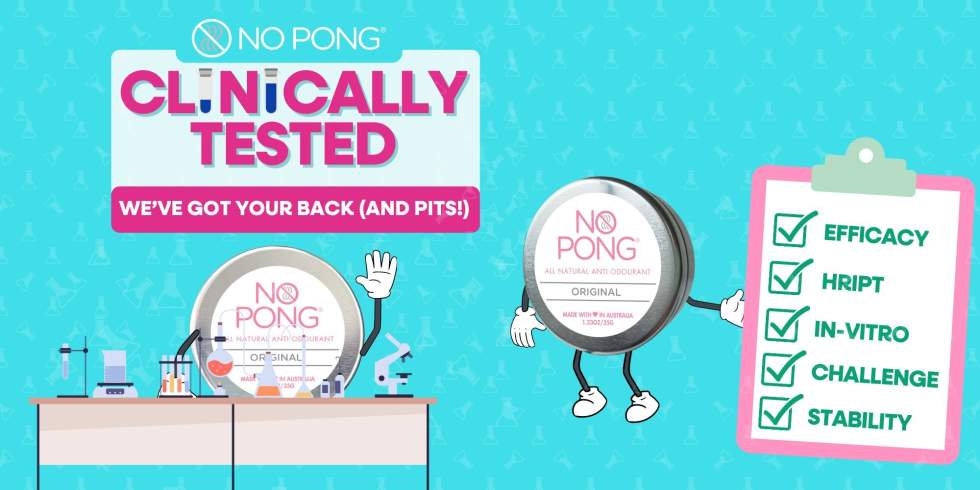 Clinically Tested No Pong Natural Deodorant