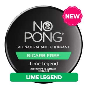 No Pong Lime Legend Bicarb Free - midnight range 35g Tin