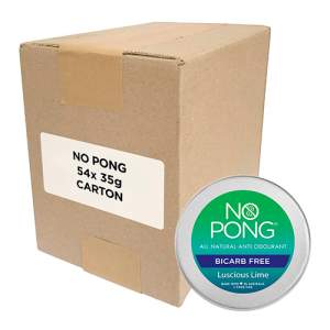 Wholesale Carton of Luscious Lime Bicarb Free 35g Tins