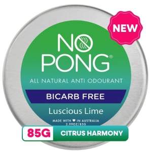 No Pong Luscious Lime Bicarb Free 85g