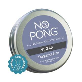 No Pong Fragrance Free Vegan 35g
