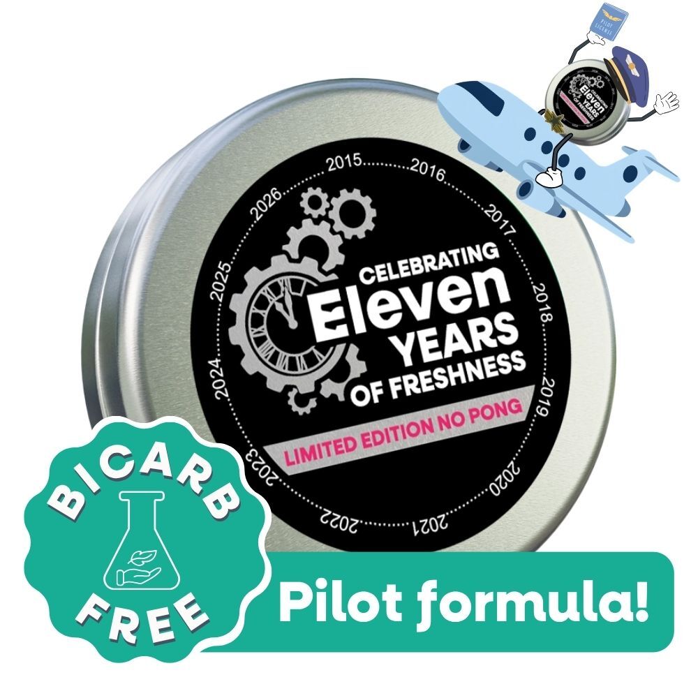 11th Birthday Pilot Bicarb Free Tin 35g