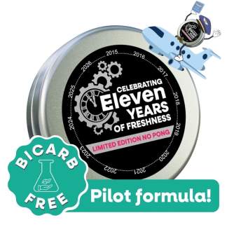 11th Birthday Pilot Bicarb Free Tin 35g