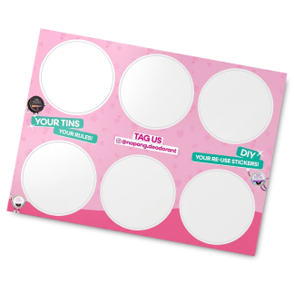 No Pong Stickersheet Blank DIY