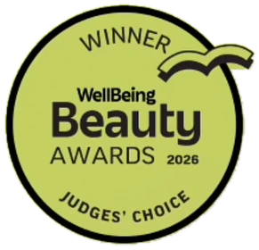 WellBeing Beauty Awards 2026 badge