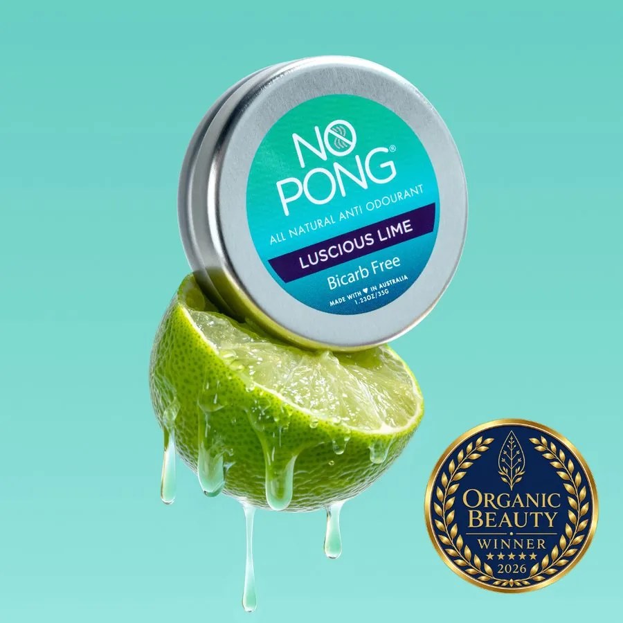 Luscious Lime Bicarb Free with the Organic Beauty 2026 Winner badge
