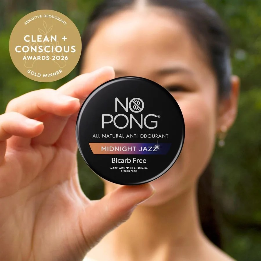 Midnight Jazz Bicarb Free with the Clean + Conscious 2026 Gold Winner badge