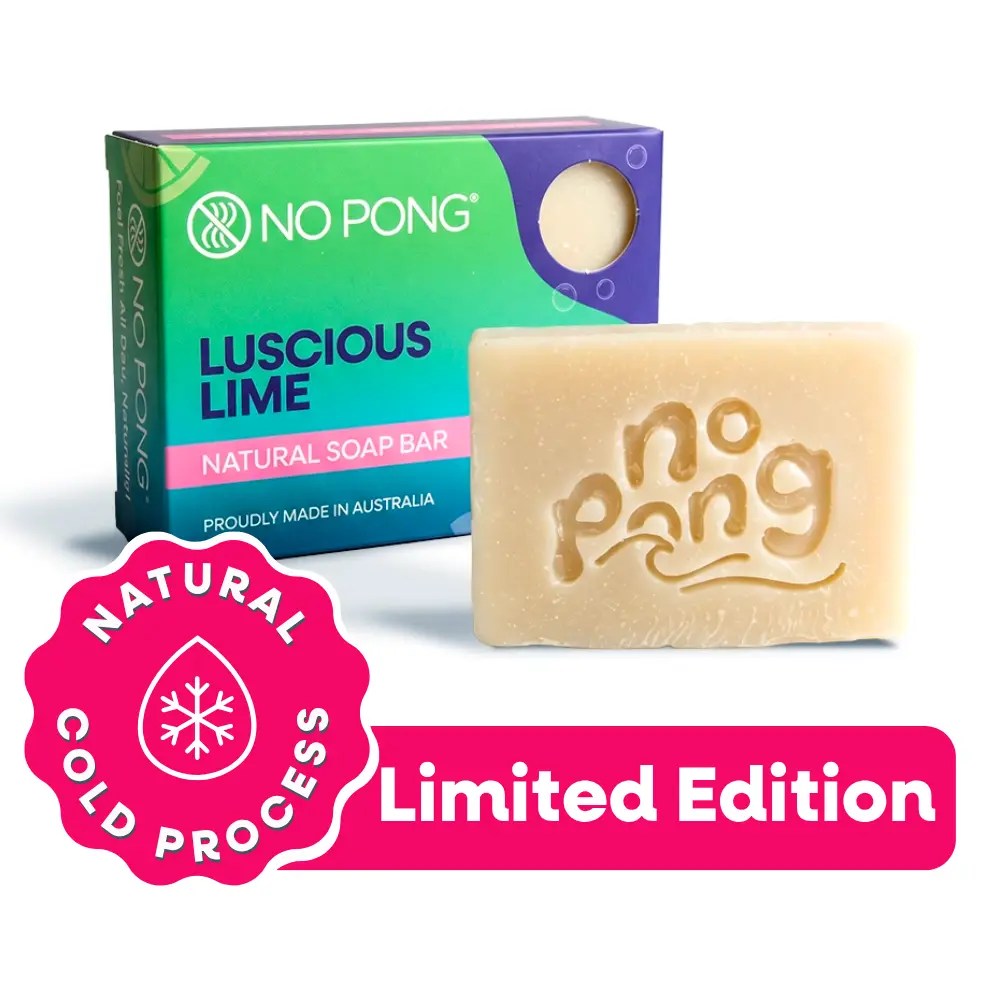 No Pong Luscious Lime Natural Soap Bar 95g