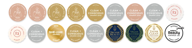 No Pong award badges 2021 to 2026